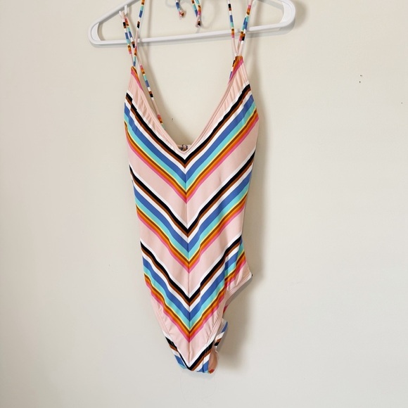 NWT Hobie Women's Standard Double Strap One Piece Swimsuit M - Picture 3 of 11